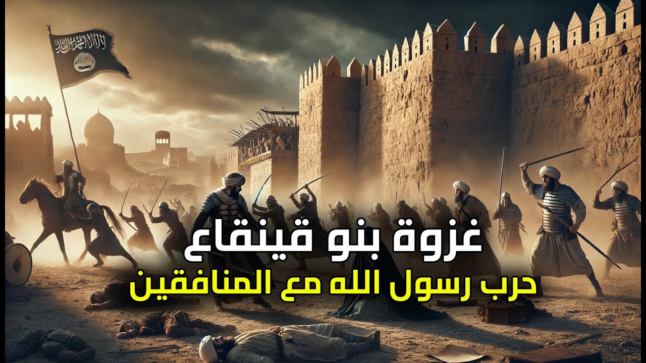 غزوة بني قينقاع  ، ولماذا قاتلهم رسول الله ⚔️