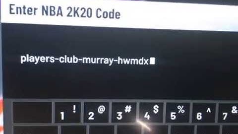 NBA 2k20 myteam locker code July 3, 2020 Murray players club