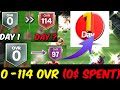 0 to 114 OVR challenge|| day 1 97 ovr🔥🔥||@easportsfc @lovefifamobile8251 #fifa #shorts