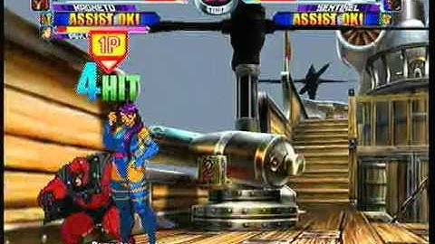 MvC2 Online (360): Brett (MSP) vs DarkDragonite81 (Storm/Sent/Cyke) 1 .:6.23.10:.