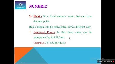 Types of token in C, Numeric constant in C | C Programming Video Tutorial