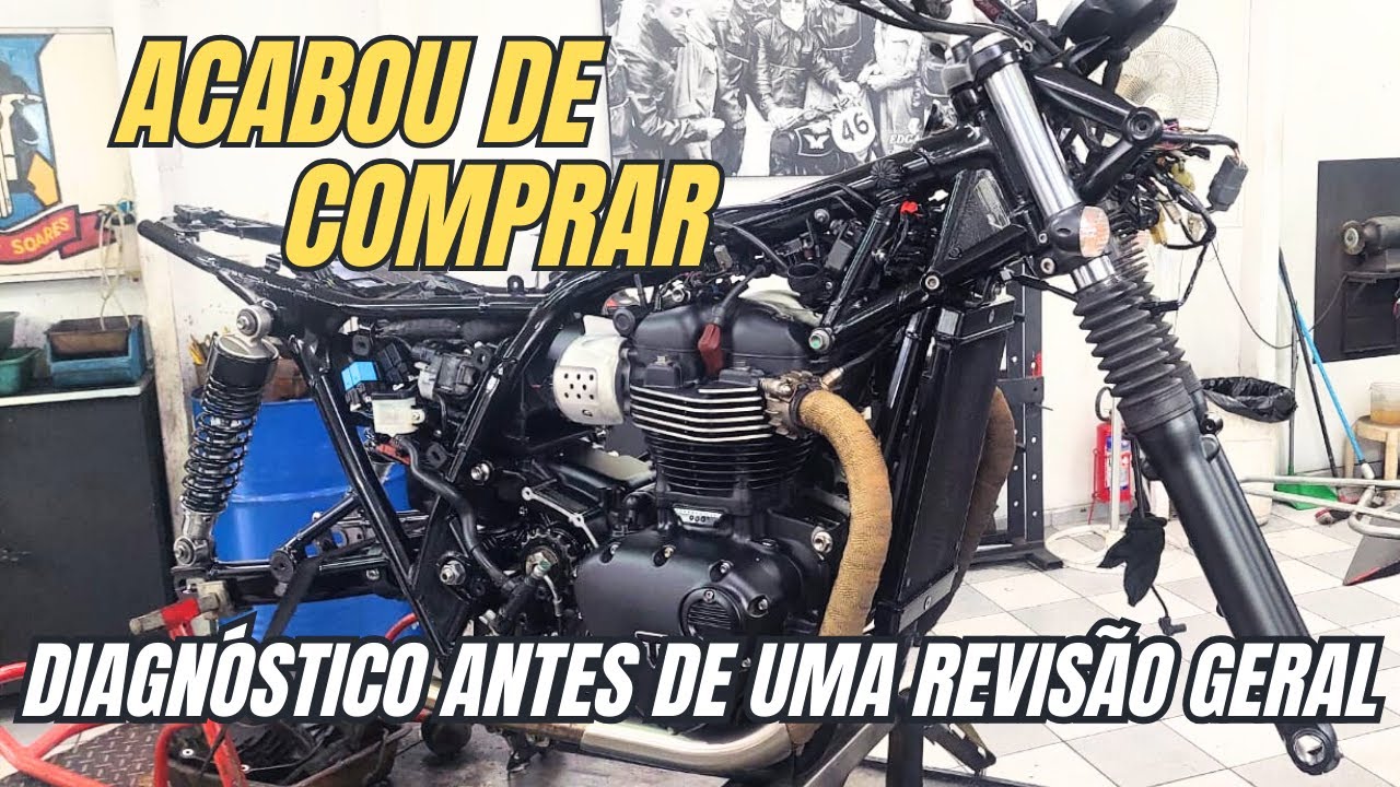 TÁ LASCADO! ACABOU DE COMPRAR A MOTO (DIAGNÓSTICO ANTES DA REVISÃO GERAL) TRIUMPH STREET TWIN 900