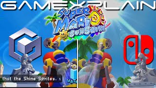 Super Mario Sunshine: Mario 3D All-Stars Graphics Comparison (Switch vs. GameCube)