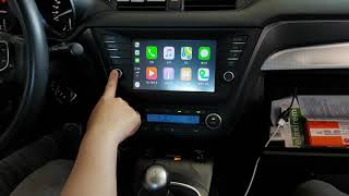 Toyota Avensis (EUROPE Version) Wireless and Wired Apple CarPlay, Android Auto OEM Retrofit DEMO screenshot 1