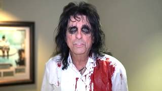 Alice Cooper wishes Steven Tyler a 'Happy Birthday'...with knives.