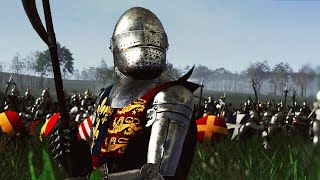 Масштабная Битва за Фландрию! 8,000 Рыцарей Англии VS 14,000 Немецких Рыцарей - Cinematic Battle