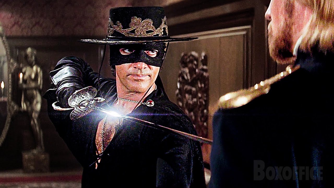 20 años después, los duelos de La Máscara Del Zorro siguen siendo inigualables 🌀 4K