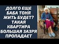 Жизненные истории: долго еще баба Тоня жить будет, такая квартира большая зазря пропадает.