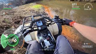 1999 Suzuki King Quad 300 Appalachian Creek Bank Crawl