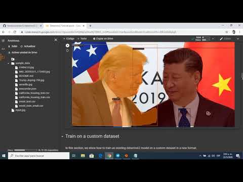 Detectron2 -Facebook AI Research on Googlecolab