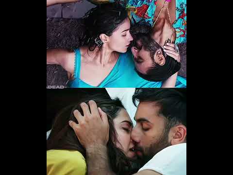 Alia Bhatt and Deepika Padukone#new kissing scenes##short#youtubeshorts#movie #hot#