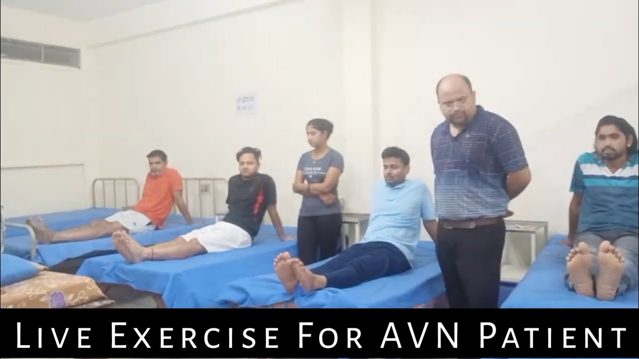 Live Exercise For AVN | Avascular Necrosis | Patient | Dr. Vijay ...