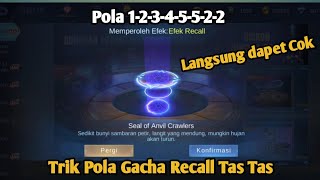 TRIK POLA GACHA RECALL TAS TAS AUTO DAPAT PAKAI DIAMOND KUNING | Recall Seal of Anvil Crawlers