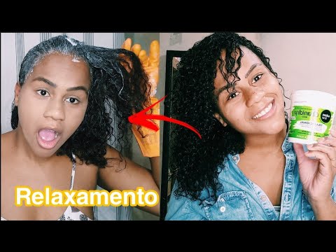 Relaxamento salon laine para soltar os cachos cacheado e crespo *Efeito ...