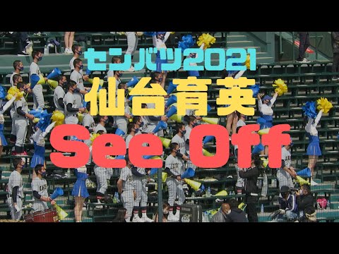 【チア】仙台育英　SEE OFF　センバツ2021【甲子園応援】