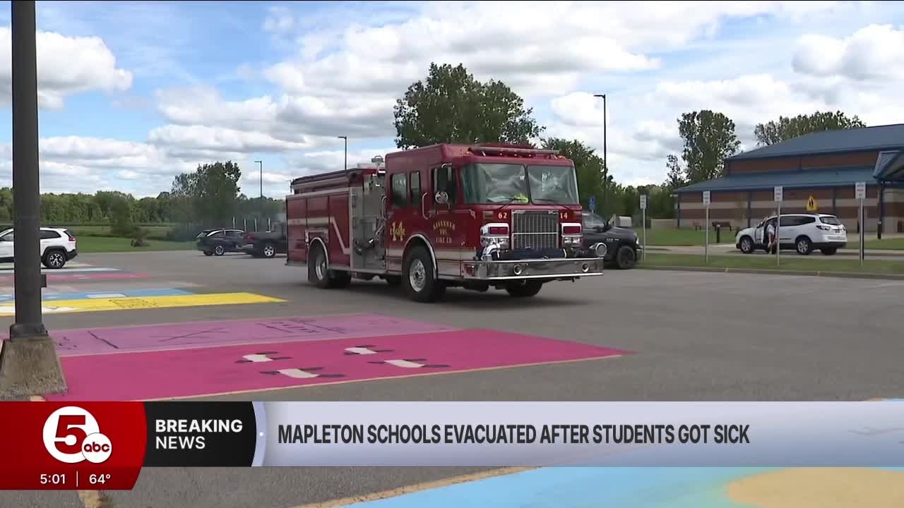 Mapleton schools evacuated after students fell ill