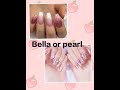 choose one Bella or pearl #fashion ki duniyaa