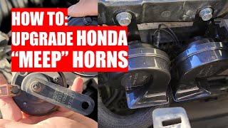 How to Upgrade Honda "MEEP" Horns -  No Wire Splicing - Honda Clarity screenshot 2