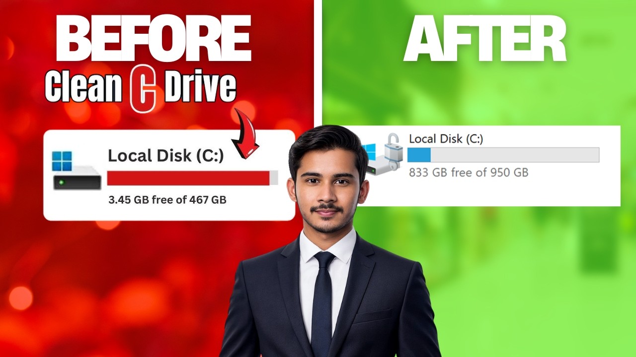 How to Clean Local Disk C (Free Up Space Fast) - YouTube