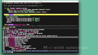 [Emacs] helm-swoop demo