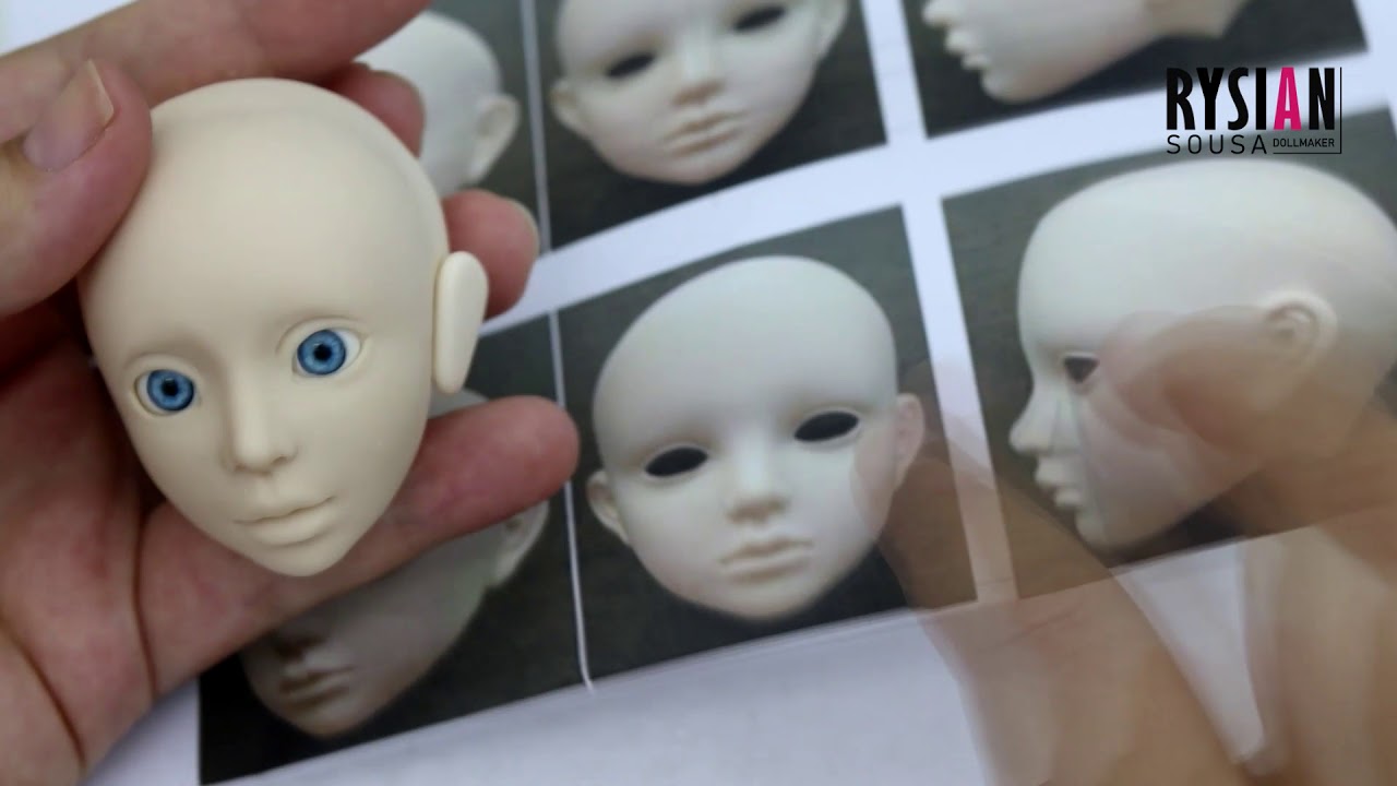 Em promoção! Bjd Boneca + Bidimensional De Barro Feitos à Mão Maquiagem  Técnica De Desenho De Livro De Arte Anime Bjd Boneca Cabeça Maquiagem  Técnica Tutorial Livro