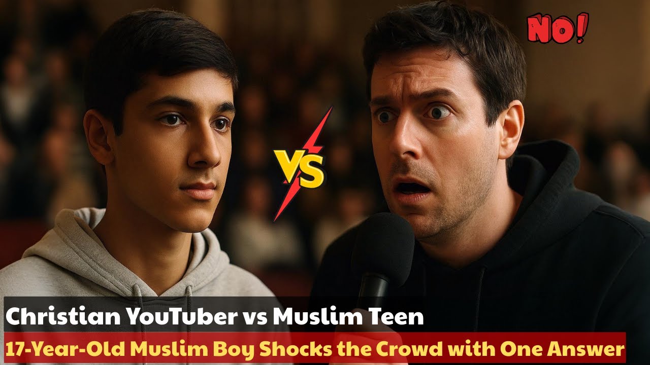 The Debate That Silenced a Viral YouTuber – Islam's Calm Response Wins Hearts -islamic story