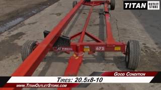 EZ Trail 672, 25', 1020/973/1063 Header Trailer Sold on ELS!