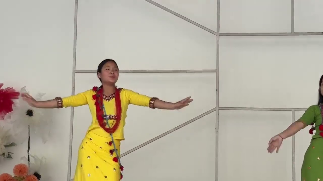 Jin jin boh boh nyishi dance by Dangu pina and Bamang sara