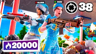 CASI ROMPEMOS EL RECORD MUNDIAL DE KILLS EN DUO ARENA | 20,000 PUNTOS 38 KILLS FORTNITE