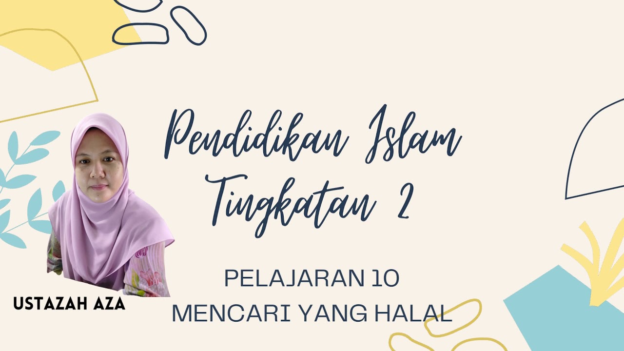 Hadis Mencari Yang Halal Tingkatan 2 Gambar Islami
