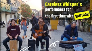 Careless whisper _ George Micheal _ cover by NoteLa Music ( in the STREET )