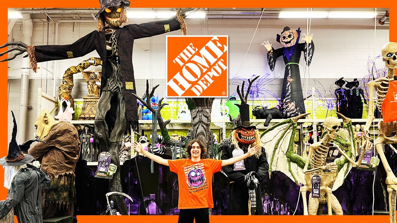 Home Depot Halloween 2025 STORE TOUR - FULL Animatronics Display Walkthrough