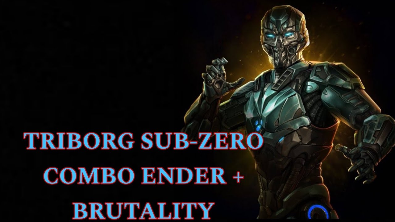MORTAL KOMBAT MOBILE - Triborg (Sub-Zero) nuevo [Combo ender y Brutality].