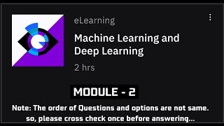 Module-2 Classical machine learning || Machine Learning and Deep Learning #ibm #eduskills