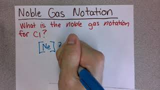 Electron Configuration Noble Gas Notation