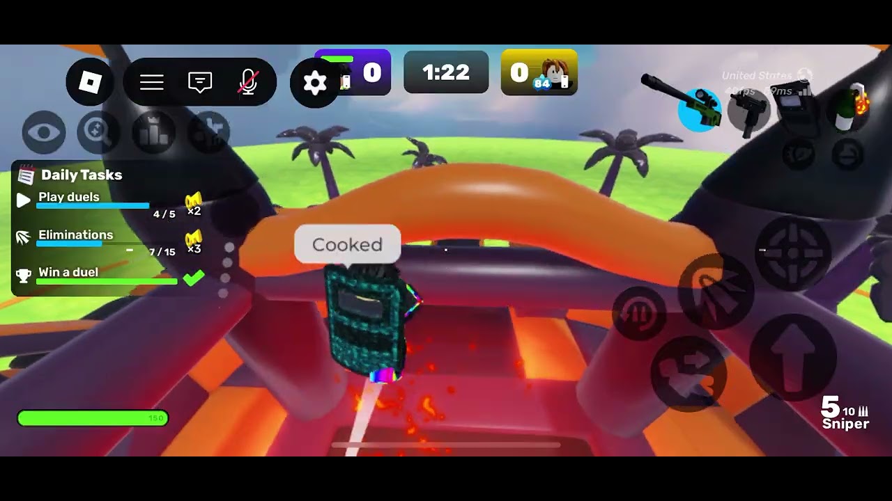 Playing Roblox Rivals (user Zaki_thebestironman1) verse me