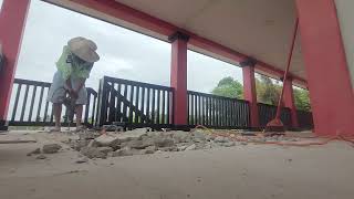 Diy Tile Demo Chronicle #work #tools #tiles #hammerdrill #viral #viralvideo #tourism #travel
