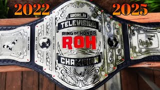 Every ROH World TV Championship PPV Match Card (2022 - 2025) With TV Title Changes