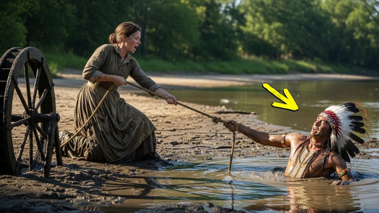 Kumandan kurtardığı kızılderili reisi - Kabile geri döndü ve onu yargıladı