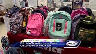 Granite Staters donate thousands of backpacks for 'Pack-A-Pack' drive