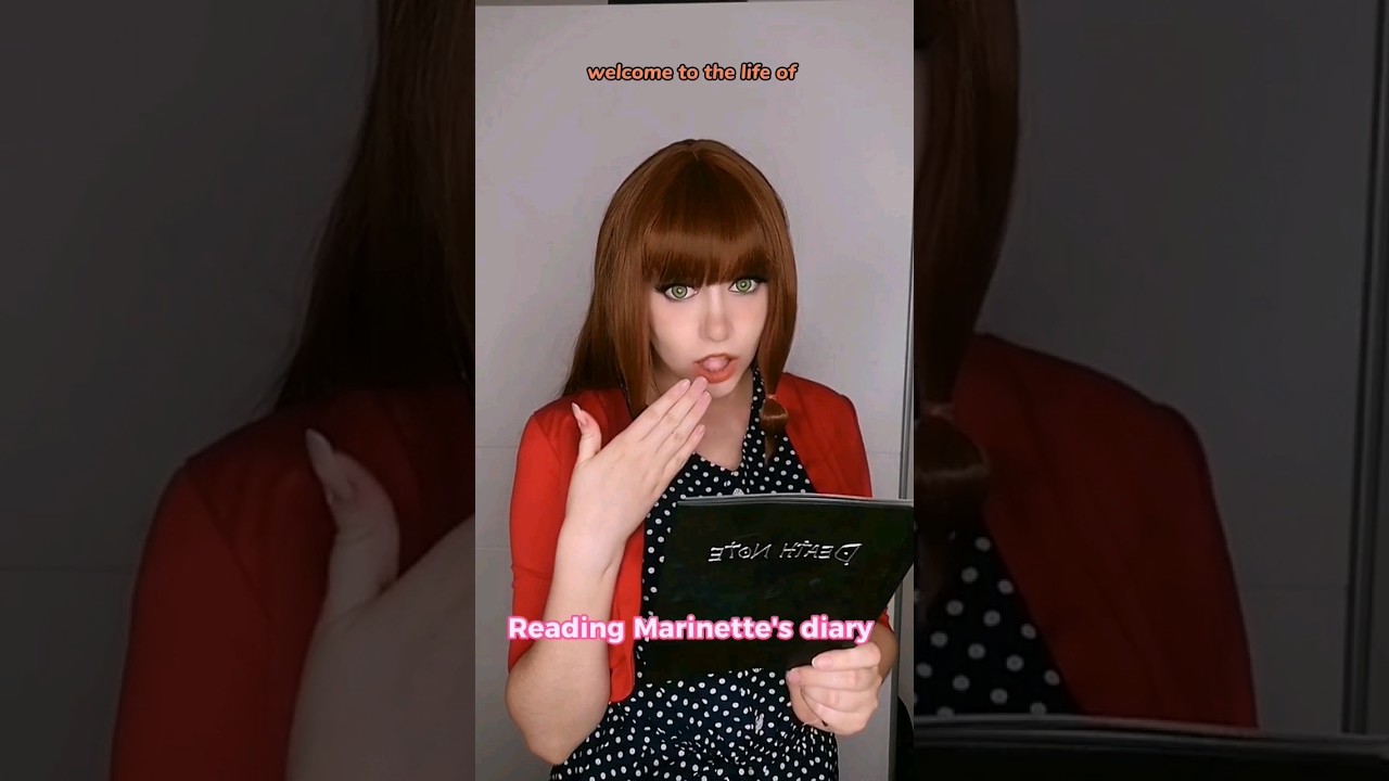Reading Marinette's diary | Lila Rossi #cosplay | Miraculous Ladybug
