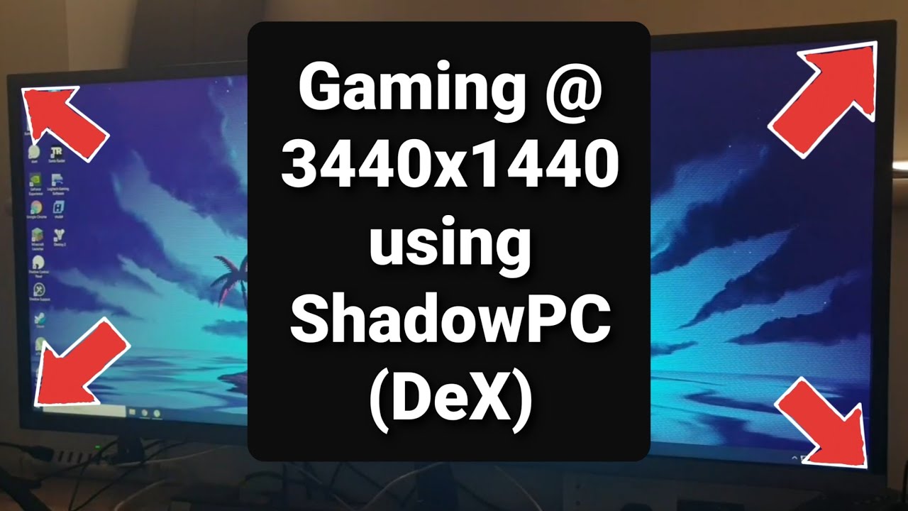 #ShadowPC Gaming on Samsung DeX [ 3440 x 1440 with RTX !!! ]