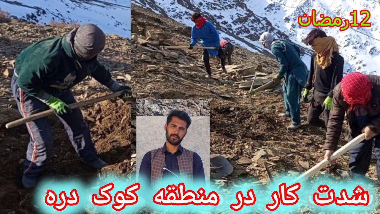 شدت کار پروژه  مردمی در منطقه کوک دره #دایکندی