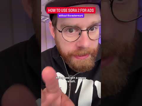 Comment “Ai ads” and I’ll send you the link to use Sora 2 Pro without the watermarks.
