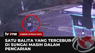 1 Korban Balita yang Tenggelam di Surabaya Masih dalam Proses Pencarian | Kabar Utama Pagi tvOne