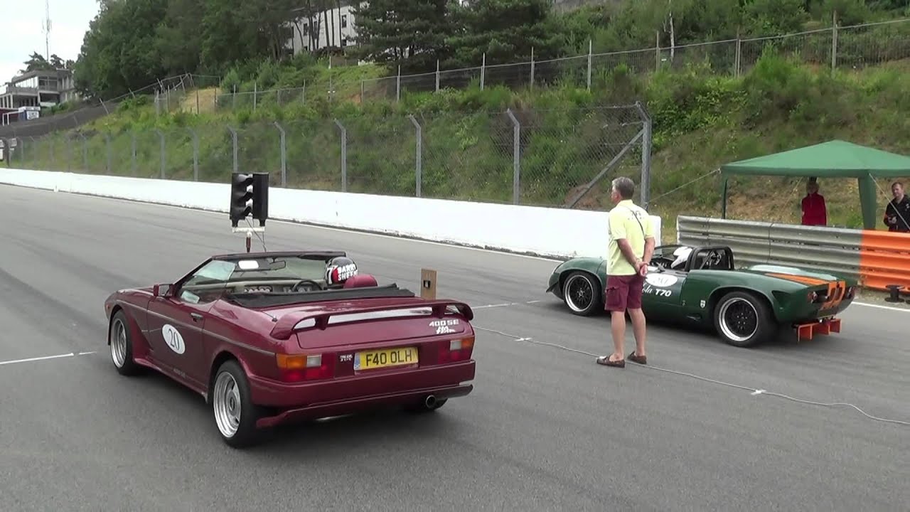 5 minutes of dragracing - TVR Trackday Zolder 2014