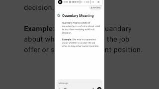 Quandary Meaning