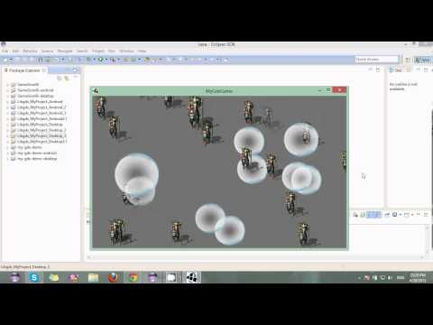 Libgdx demo scene 2d