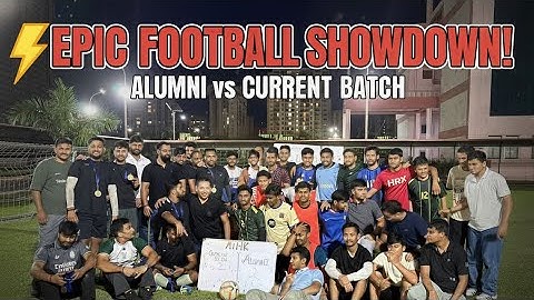 Alumni vs Current batch Army Institute of Management Kolkata 