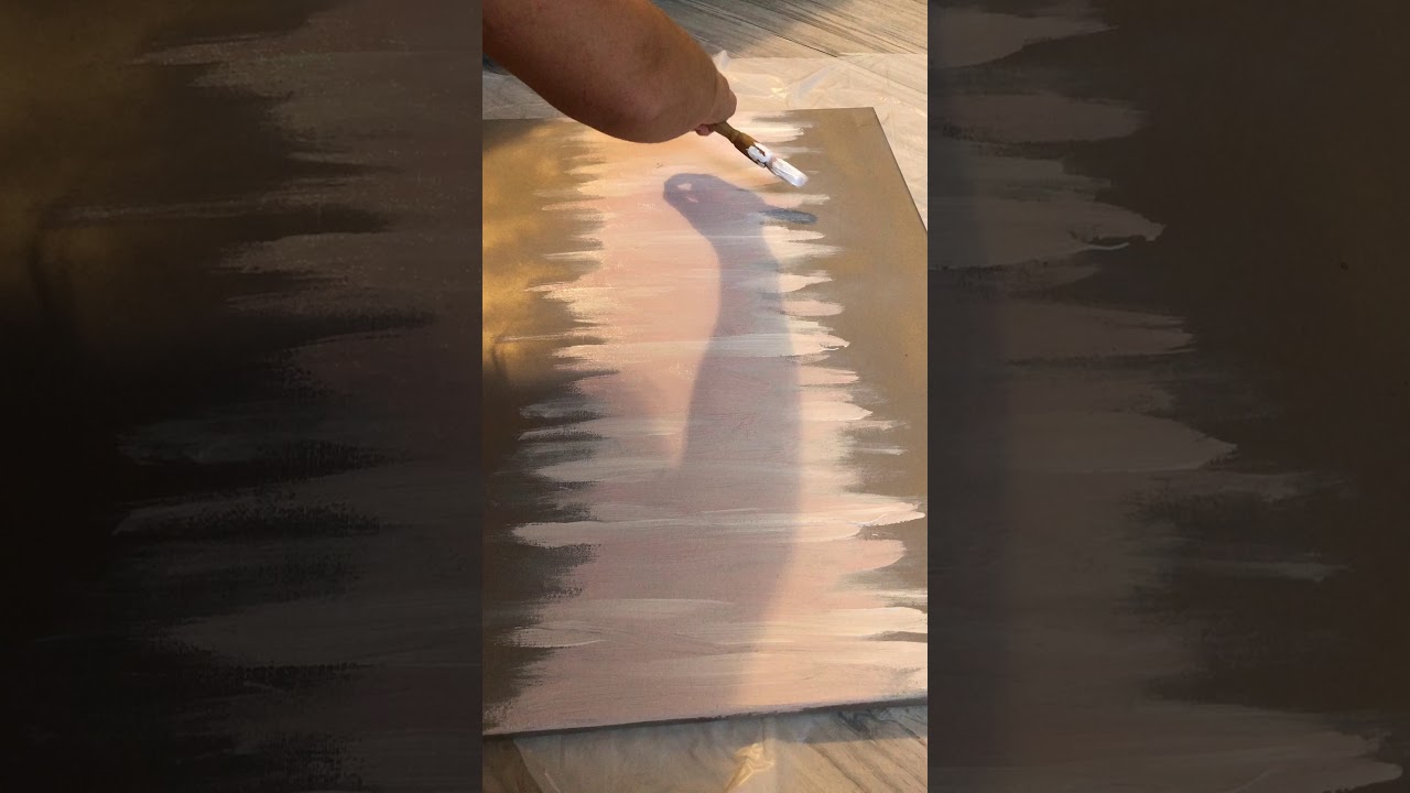 DIY Z Gallery inspired broken glass/glitter  wall art tutorial